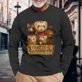 フェレット海賊アドベンチャークルー–面白い動物のパロディポスター 長袖Tシャツ 高齢者への贈り物
