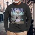 フレッド・アステア_001 長袖Tシャツ 高齢者への贈り物