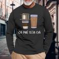 ベトナム ベトナム式フィルターコーヒー ベトナム式アイスコーヒー 長袖Tシャツ 高齢者への贈り物