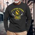 ベトナム退役軍人第1騎兵師団愛国退役軍人の日 長袖Tシャツ 高齢者への贈り物
