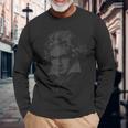 ベートーヴェン ルートヴィヒ・ヴァン・ベートーヴェン 長袖Tシャツ 高齢者への贈り物