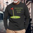 ホールインワンゴルファー2026ホールインワンゴルフ記念品 Hole In One Golfer 2026 長袖Tシャツ 高齢者への贈り物