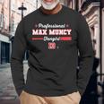 マックス・マンシー プロフェッショナル・ファンガール・ゲームデー 長袖Tシャツ 高齢者への贈り物
