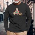 マロンクリーム くまさんと一緒 長袖Tシャツ 高齢者への贈り物