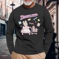 マロンクリーム ショッピングpop 長袖Tシャツ 高齢者への贈り物