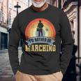 マーチングクォーツドラム ラバー スネアドラム 長袖Tシャツ 高齢者への贈り物