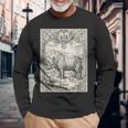 ライノセラス・アルブレヒト・デューラー・アルブレヒト・デューラー 長袖Tシャツ 高齢者への贈り物