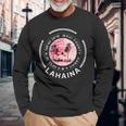 ラハイナ マウイ ハワイ レトロ 長袖tシャツ 長袖Tシャツ 高齢者への贈り物