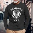 ラモーンズ Nyc 長袖Tシャツ 高齢者への贈り物