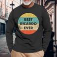 リカルド名 長袖Tシャツ 高齢者への贈り物