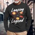 ルーピング レジェンド ヨーヨー ジャグリング ヨーヨーイング ヨーヨー 長袖Tシャツ 高齢者への贈り物