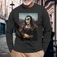 ロックンロールバンド レイジーハロウィンコスチューム ロッカー音楽愛好家 長袖Tシャツ 高齢者への贈り物