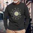 ロータリーダイヤルヴィンテージ古い電話番号 長袖Tシャツ 高齢者への贈り物
