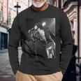 ローリング・ストーンズ ミック・ジャガー ブラック&ブルー アルバム ツアー 長袖Tシャツ 高齢者への贈り物