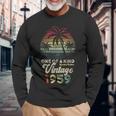ヴィンテージ 1959年 誕生日 67歳 ヤシの木 レトロ 長袖Tシャツ 高齢者への贈り物
