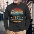 ヴィンテージ 1976 バースデー 50年限定品 長袖Tシャツ 高齢者への贈り物