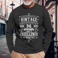 ヴィンテージ 96歳 誕生日プレゼント 男性用 96歳 長袖Tシャツ 高齢者への贈り物