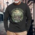 ヴィンテージ ジャッキーとシャドウ 白頭ワシファミリー 自然愛好家 長袖Tシャツ 高齢者への贈り物