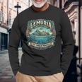 ヴィンテージ レムリア 沈没大陸 長袖Tシャツ 高齢者への贈り物