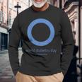 世界糖尿病デー 糖尿病の啓発 長袖Tシャツ 高齢者への贈り物