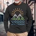 山と海 長袖Tシャツ 高齢者への贈り物