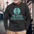 弾薬がなくなるかもしれないから柔術 長袖Tシャツ 高齢者への贈り物