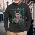 思考の世界を探る 長袖Tシャツ 高齢者への贈り物