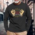 手錠ステイフリーtシャツ 伝統的な刑務所の刑務所休憩 長袖Tシャツ 高齢者への贈り物