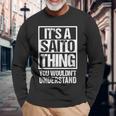 斉藤斎藤苗字名字 Aaito Thing You Wouldn't Understand Family Name 長袖Tシャツ 高齢者への贈り物