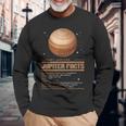 木星の事実 長袖Tシャツ 高齢者への贈り物