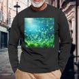 植物プランクトン 動物プランクトン バクテリオプランクトン 長袖Tシャツ 高齢者への贈り物