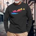 競艇 ボートレース ターン ビンテージ 面白いtシャツ メンズ おもしろ 面白 ネタ 面白グッズ 長袖tシャツ 長袖Tシャツ 高齢者への贈り物