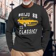 米寿 88歳 Beiju クラシックカー 誕生日祝い 男性向け 長袖Tシャツ 高齢者への贈り物