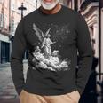 聖なる天使 シェムハメフォラッシュ ラファエル 長袖Tシャツ 高齢者への贈り物