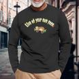 自分のペースで生きようtOwn Pace 長袖Tシャツ 高齢者への贈り物