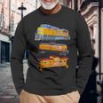 貨物列車 エンジン タンカー 車掌 長袖Tシャツ 高齢者への贈り物