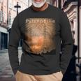 送電鉄塔 -Pylonphilia- 長袖Tシャツ 高齢者への贈り物
