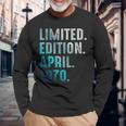 限定版 1970年4月 レトロ ヴィンテージ 1970 長袖Tシャツ 高齢者への贈り物