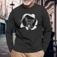 面白いtシャツ フレンチブルドッグ 犬 イヌ わんこ メンズ 犬好き グッズ かわいい 面白い 服 ネタ 長袖Tシャツ 高齢者への贈り物