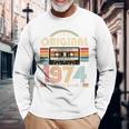 52 歳の誕生日プレゼント男性 1974 年 レトロ ビンテージ テープ 長袖Tシャツ 高齢者への贈り物