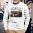 Daliによる記憶の永続性 長袖Tシャツ 高齢者への贈り物