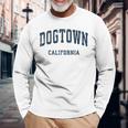 Dogtown California Ca ビンテージアスレチックスポーツデザイン 長袖Tシャツ 高齢者への贈り物