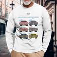 Evolution Of The Challenger、ホットロッド、マッスルカー、マグナム、RTe 長袖Tシャツ 高齢者への贈り物