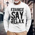 Frankieay Relax 太字フォントシャツ 長袖Tシャツ 高齢者への贈り物