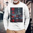 Jdm ジャパニーズドリフトレース チューニングカー 東京ストリートレーシングアート 長袖Tシャツ 高齢者への贈り物