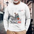 Life Picture Collection トラベル（９） エッフェル塔 ／ フランス ／ パリ 長袖Tシャツ 高齢者への贈り物