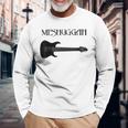Meshuggah 8弦シグネチャーギター 長袖Tシャツ 高齢者への贈り物