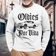 Oldies Porida ヴィンテージ ローライダー 車 メキシカン チカーノ チョロ 長袖Tシャツ 高齢者への贈り物