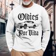 Oldies Porida ヴィンテージ ローライダー 車 メキシカン チカーノ チョロ 長袖tシャツ 長袖Tシャツ 高齢者への贈り物