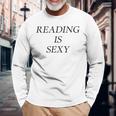 Reading Isexy 長袖Tシャツ 高齢者への贈り物